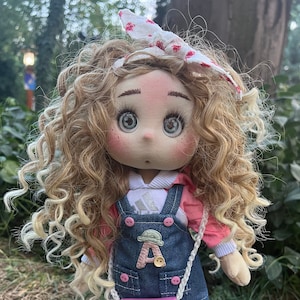 Anna - Waldorf baby doll handmade inspiration, Organic cotton doll, Doll for collectors, gift doll, Doll, textile Puppen