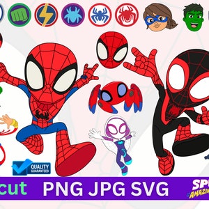 Spidey And His Amazing Friends Make a Face Stickers is the best way to keep  your and your friend's friendship.