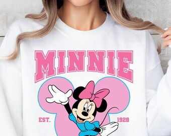 Minniee Est 1928 svg, Minniee Maus Kopf svg, Minniee Est 1928 Mauskopf svg Png, Minniee Shirt svg