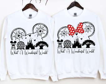 What a Wonderful World Svg, Theme Park SVG, Magical Svg, Castle, Trip SVG, Theme Park Vacation, World Park SVG, Castle Park Mouse Svg