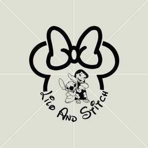 Lilo And Stitch SVG Files For Cricut, Stitch Svg Bundle, Printable Stitch, Cut File, Stitch Layered, Instant Download, Svg, png, eps, Dxf