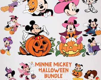 Mouse Halloween Bundle Svg Png Cricut, Halloween Svg Cut Files for Cricut, Silhouette, Magical Halloween Svg