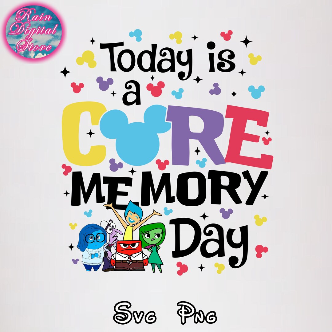 Today is a Core Memory Day Svg Png, Inside Out Svg Png, All the Feels ...
