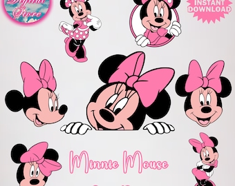 Minniee Mouse Svg, Minniee Mouse For Cricut, Minniee Mouse Png