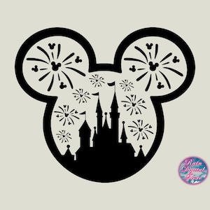 Fireworks Mouse Svg, Family Vacation Svg, Family Trip Svg, Magical Vacation Svg, Magical Trip Svg, Mouse Fireworks Svg, Mouse Castle Svg