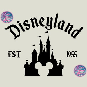 Disneyylandd Text SVG, Anpassen Familienreise 2024 SVG, Maus SVG, Magisches Schloss SVG, Anpassen Geschenk SVG, Vinyl Schnittdatei, druckbares Design