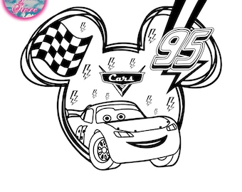 Lightning McQueen SVG PNG, Ka-Chow Svg, Cars Svg, Family Trip SVG, Customize Gift Svg, Vinyl Cut File Png Printable Design File, Cars Shirt