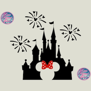 Mouse Castle Svg, Castle Fireworks Svg, Cutting Files For Cricut Silhouettes, Family Vacation Svg, Family Trip Svg, Castle Magical Trip Svg