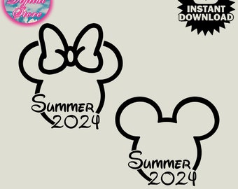 Summer 2024 Svg Png Cricut, 2024 Summer Trip Svg Png, Family Vacation 2024 Svg Png