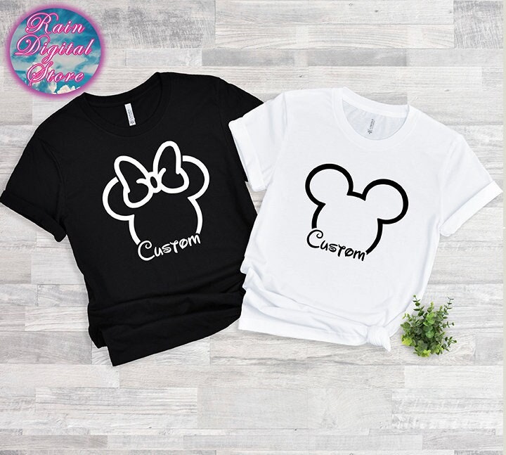 Mickey Name Shirt - Etsy