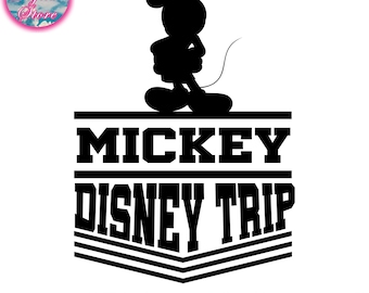 Ratón SVG PNG, Camiseta de viaje familiar, Vacaciones familiares Svg Png, Archivo Cricut, Archivo de silueta, Camiseta de ratón, Archivo de sublimación, Viaje familiar Svg Png