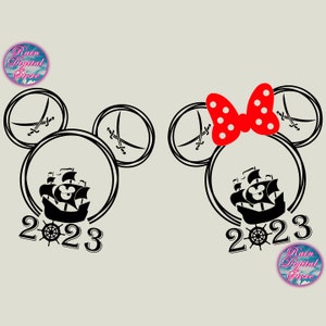 Bundle Mouse Pirates Svg, Mouse Pirates 2023 Bundle Svg Png Ai Eps Instant Download Vinyl Cut File Cricut File Printable File