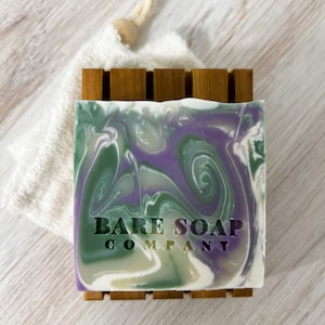All natural, vegan, handcrafted, palm oil free, cruelty free, soap, eco-friendly packaging, cold processed