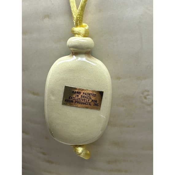 Vintage Avon Tender Butterfly Ceramic Pendant Nec… - image 3