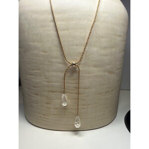 Vintage Baroque Faux Pearl Adjustable Necklace