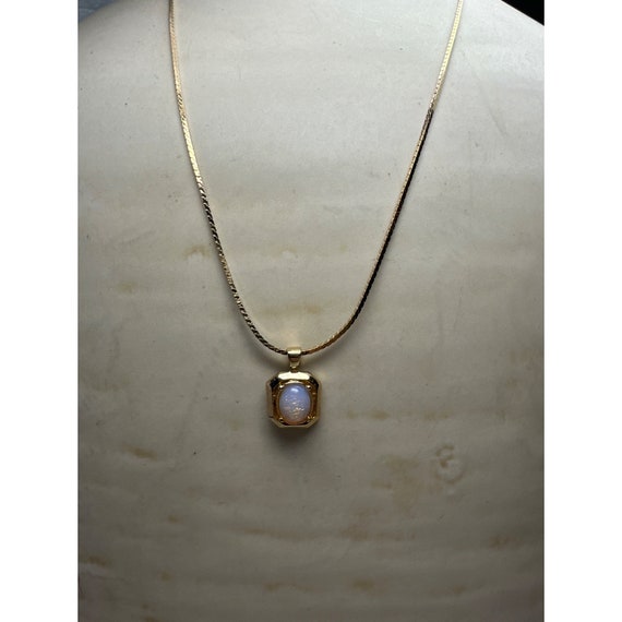 Vintage Avon Faux Opal Necklace - image 1
