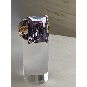 Vintage Purple Cocktail Ring