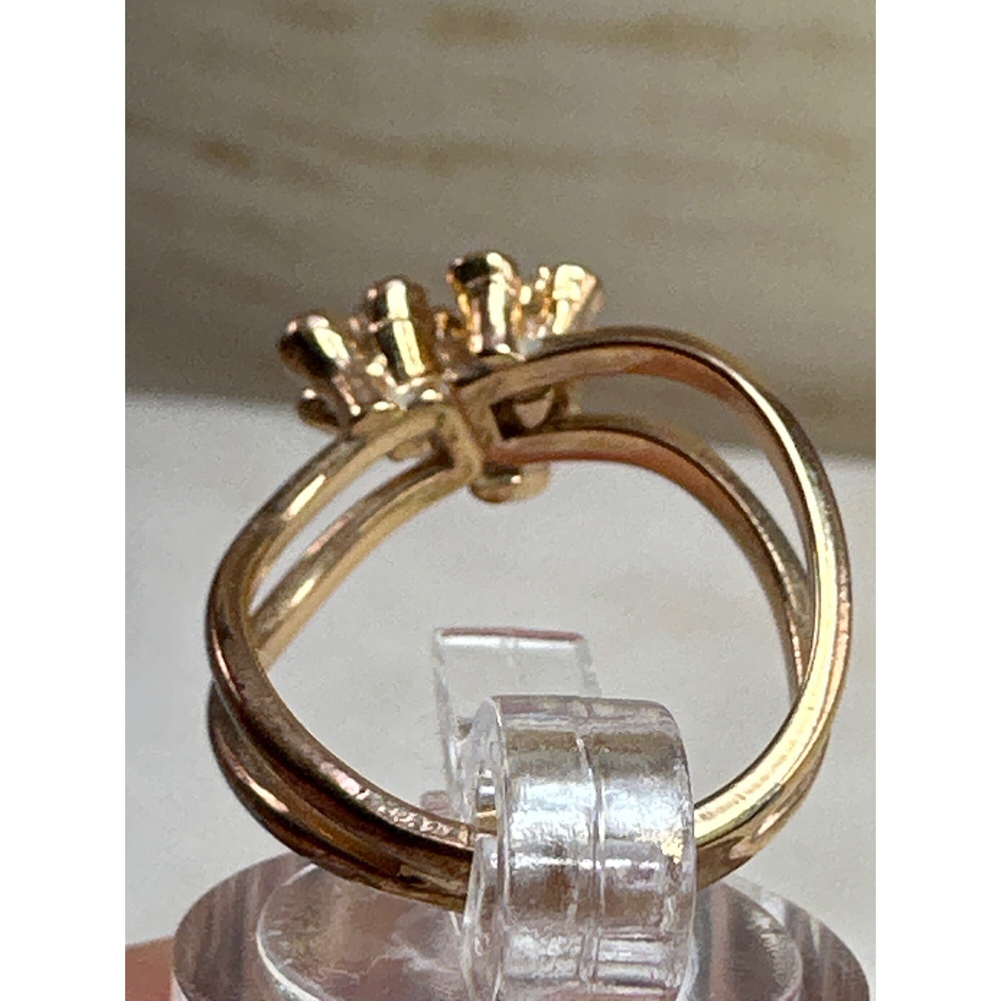 【レビューで送料無料】 フラワー AVON 70'80's ボタニカル リング ラップ ヴィンテージ アクセサリー