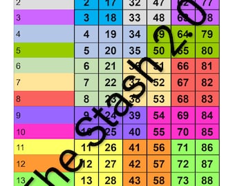 15 line mini block bingo sheet boards Mixed and straight