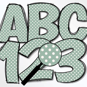 Conjunto de letras de rabiscos de bolinhas de outono PNG, alfabeto de outono PNG, sublimação, prensa térmica, passar a ferro, HTV, impressão, letras de rabiscos de bolinhas