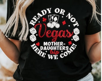 Glitter Effect Vegas Girl's Trip Sublimation PNG Iron On Transfer, SVG Cut File, T-shirt Design, Heat Press, Girls Vacation, Summer Vacation