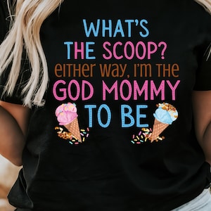 Le sexe de la future maman est un scoop Design à sublimation PNG pour transfert thermocollant Impression à la demande T-shirts Presse à chaud Brother