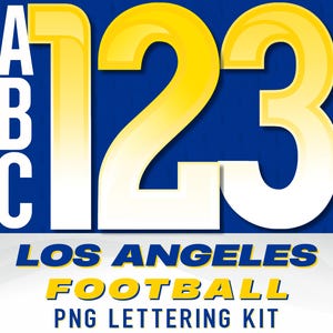 Los Angeles Rams Font - Etsy