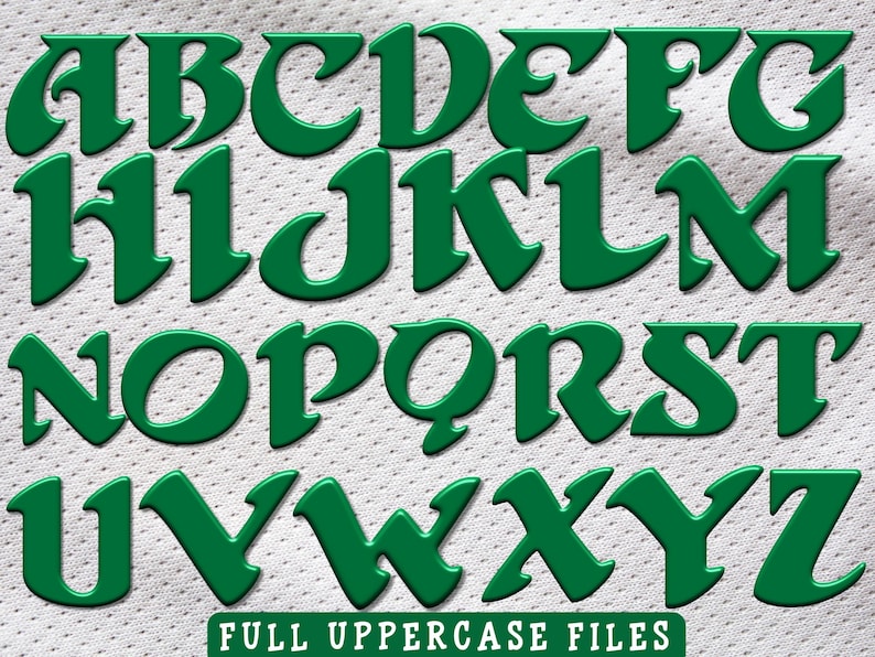 Philadelphia Letter Vector 3D Philadelphia Football Font: Green & White Letters PNG (digital ...
