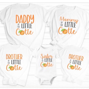Little Cutie Baby Shower FAMILY BUNDLE Clipart-Set - Hohe Auflösung - PNG - Sublimationsclipart - Digital Download - Mandarine Clipart
