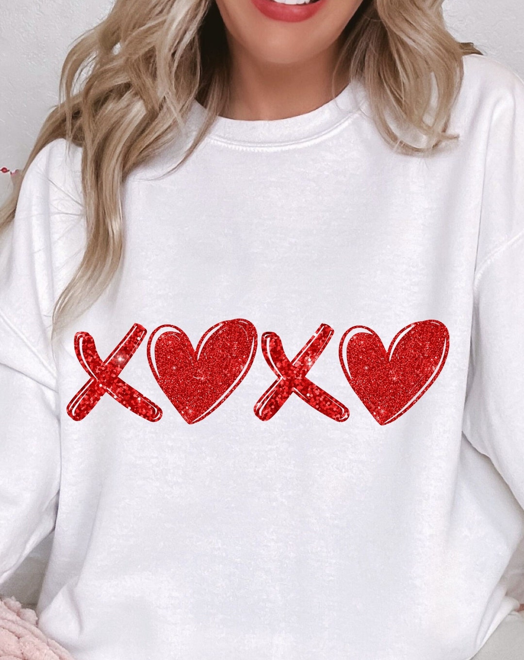 Valentine's Day XOXO Hearts PNG - Sublimation Design (digital Download ...