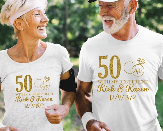 50th Golden Wedding Anniversary T Shirt 50th Golden Wedding Anniversary T Shirt