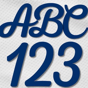 Los Angeles honkbalalfabet PNG: Jerseyletters en cijfers (digitale download)