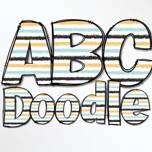 Spring Doodle Letters BUNDLE PNG, Hearts Alphabet PNG, Sublimación, Prensa de calor, Hierro encendido, htv, Imprimir, Bee Doodle Alphabet Set, Doodle Alpha
