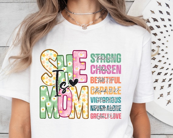 Mom Christian Mother’s Day Tee Mom Christian Mother’s Day Tee