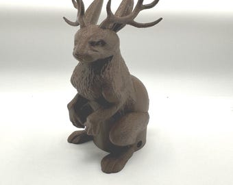 Wolpertinger mythical creatures culture AHK cover ball head protective cap trailer hitch cover