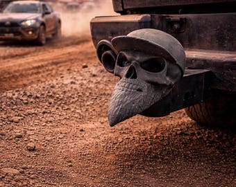 Ken Inspired Hoonigan Rally Skull Towbar Cover 50 mm Skull Premium Protective Cap Ball Head Gift Idea Trailer Accessory