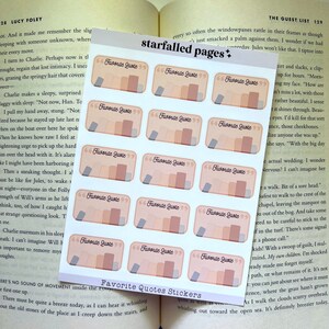 Short Summary stickers | Bookish | Book Merch | Book Gift | Bookish Gift | Gifts for Readers | Book Club | Book Stickersotating stickers