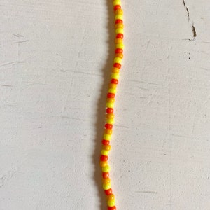 Yellow and orange necklace