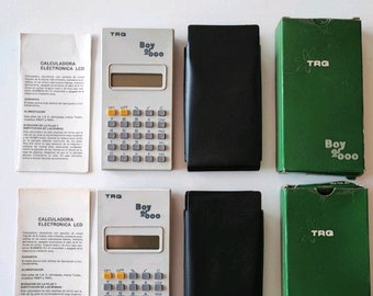 Calculadora TRQ Boy 2000 Querol Tarragona / coleccionista / electronica vintage regalo coleccion coleccionista