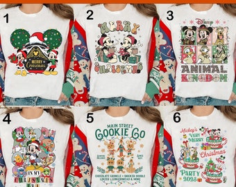 Vintage Walt Disney World Christmas DTF, Disneyworld Christmas DTF Transfer Ready to Press, Retro Disney Christmas DTF,Family Christmas 2024