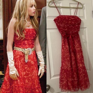 open lace back dress Hannah Montana Mini Small