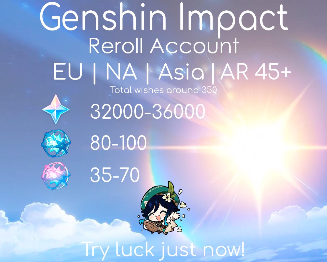 Como fazer reroll em Genshin Impact