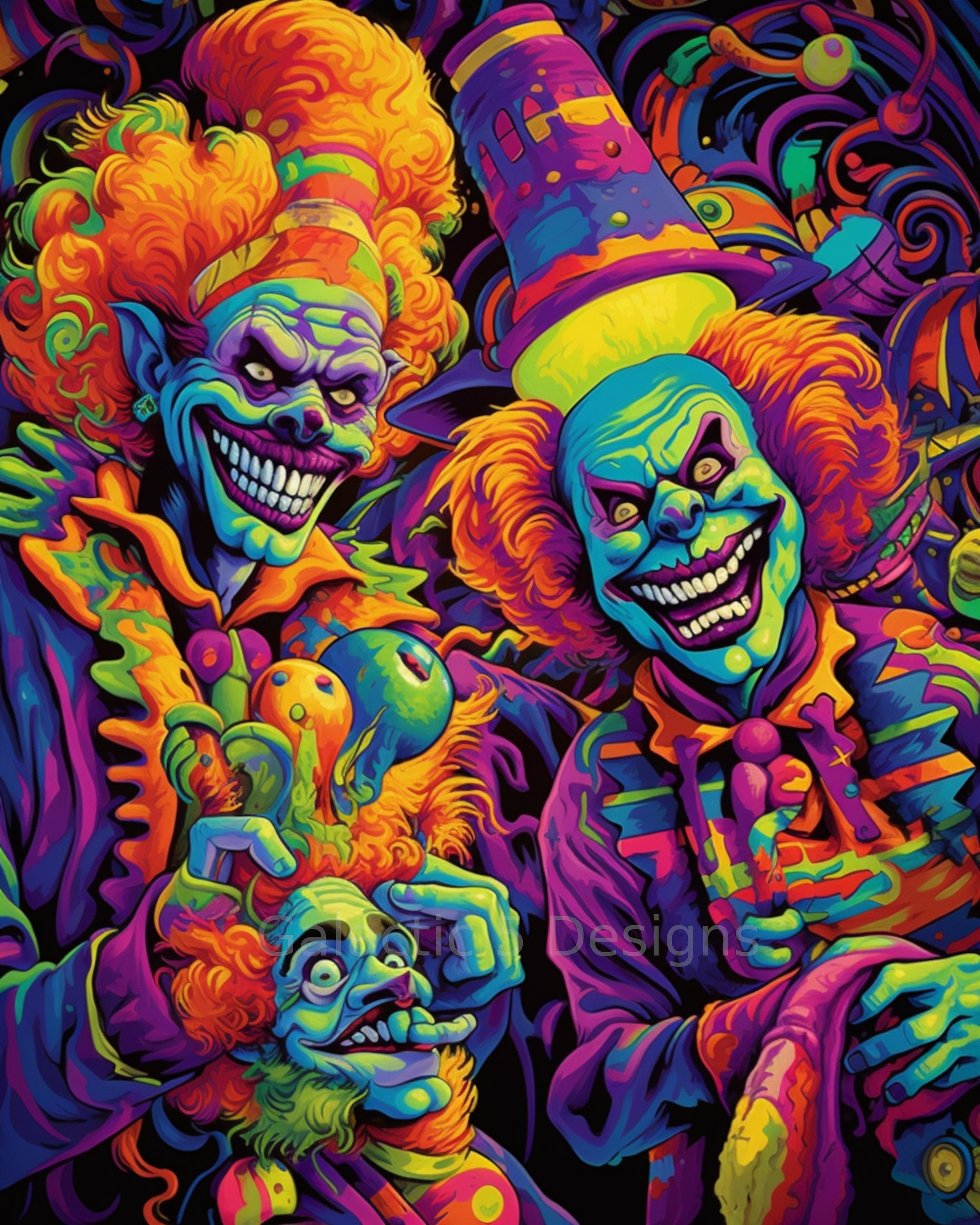 1000 Clowns. More or Less: A Visual Journey of the American