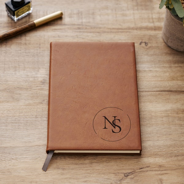 Personalisierte Leder Journal, Personalisierte Notebook Cover, Personalisiertes Notebook Abschlussgeschenk, Personalisiertes Journal für Frauen, Geschenk für Mann