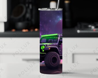 Off Road 20 oz Skinny Tumbler Sublimation Design, Digital Sublimation Tumbler Template, Straight and Tapered Tumbler Templates Wrap