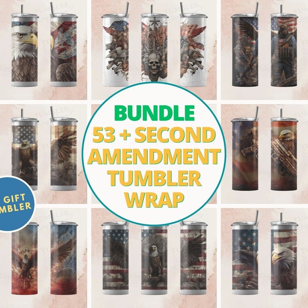 Bundle Second Amendment Tumbler Bundle - 2nd amendment tumbler png, 2nd amendment tumbler wrap, 2nd amendment png, sublimation designs