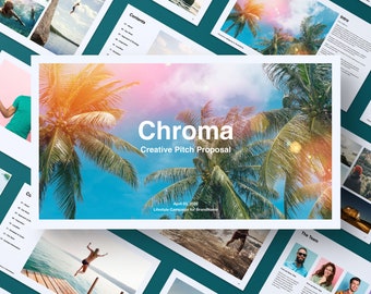 Chroma Pitch Deck Template: Canva & InDesign, Creative Pros