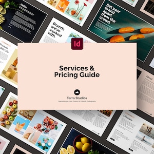 Terra | Services & Pricing Guide Proposal InDesign Template for Photographers and Creative Professionals.
