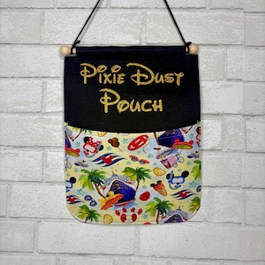 Disney Mickey Cruise Ship Stateroom Fish Extender / Pixie Dust-  1 Pouch- Holder