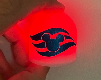 Personalized Disney Color Changing Nightlight- Fish Extender- Pixie Dust- Gifts- Cruise